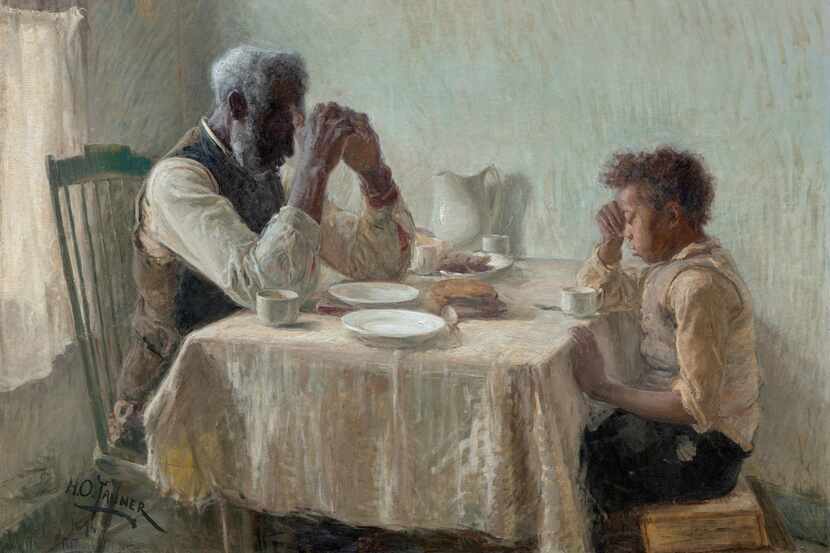 Henry Ossawa Tanner, The Thankful Poor, 1894, oil on canvas