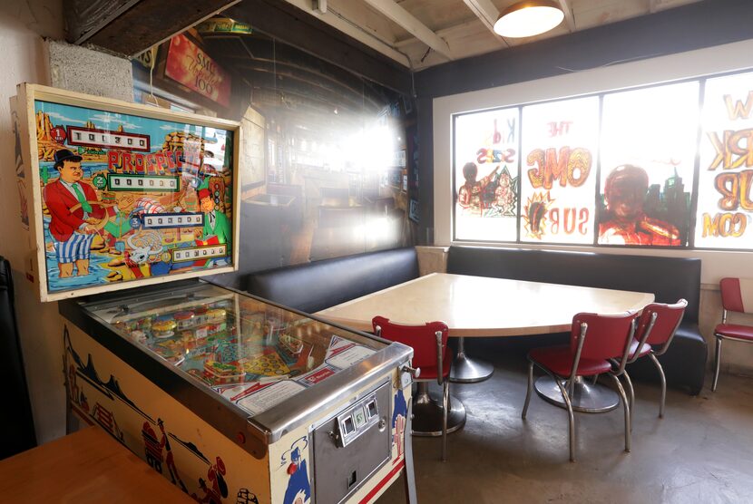 The interior of New York Sub in Dallas