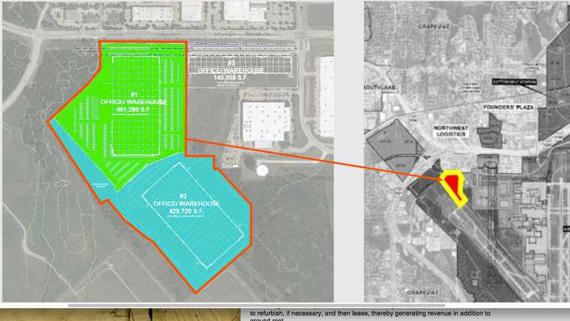 Three warehouses by Prologis and Holt Lunsford Commercial are planned in the DFW Mustang...
