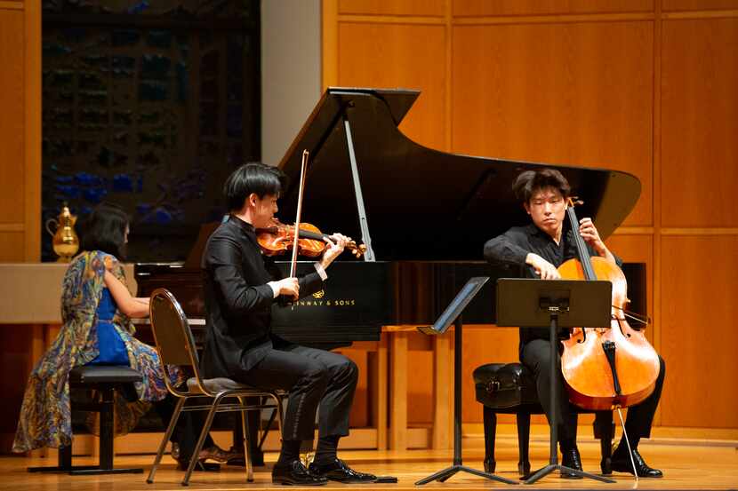 Dallas' Chamber Music International presents pianist Chih-Yi Chen, violinist Richard Lin and...