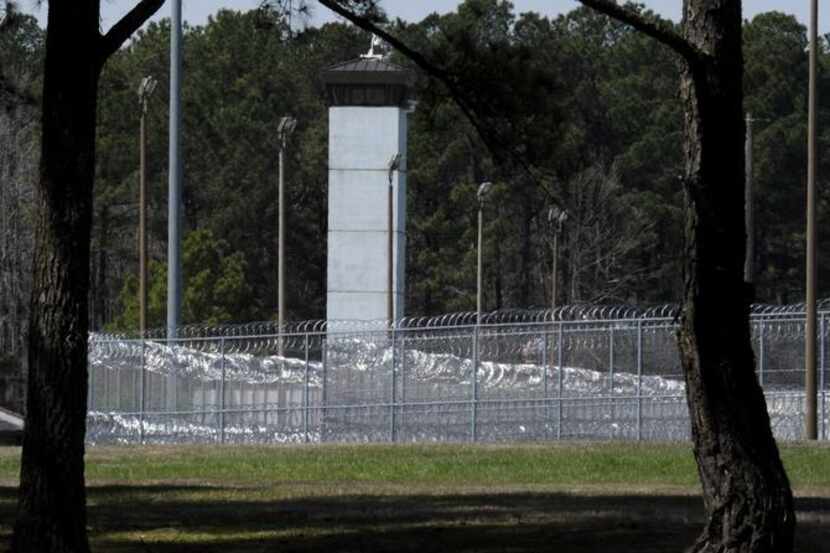 
BUTNER, NC - APRIL 1: A guard tower stands at the U.S. The Federal Bureau of Prisons...