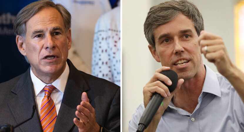 Gov. Greg Abbott and Beto O’Rourke jumped to early leads and were expected to win their...