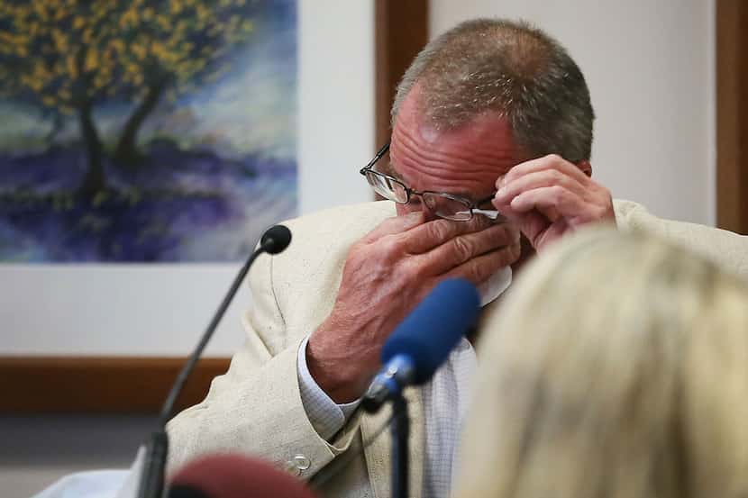 Neil Heslin, father of 6-year-old Sandy Hook shooting victim Jesse Lewis, testified during...