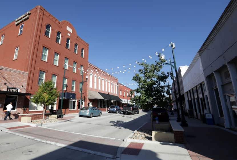 The Grand Hotel in downtown McKinney.