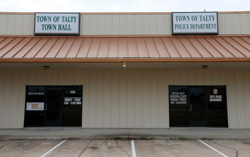 Talty's Town Hall and Police Department are within the 5,500 acres in Kaufman County...