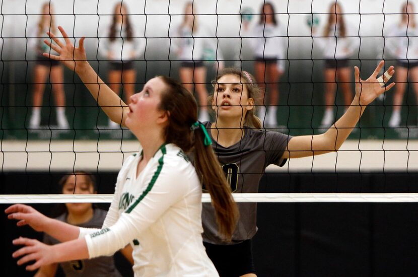 Mansfield's Molly Phillips (20) leads the Dallas area with 629 kills, and she ranks second...