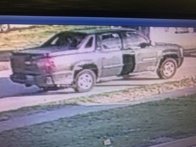 Police are looking for this vehicle in connection with the incident.