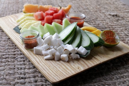 The Tulum Fruit Board at Leela's Wine Bar