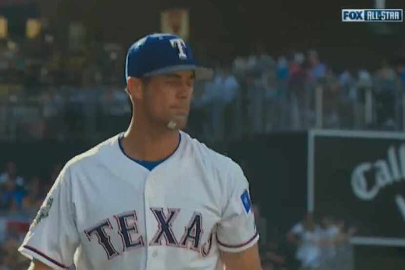 Cole Hamels at the All-Star Game