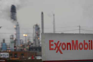Exxon Mobil's Corp's Baytown complex, where a fire injured 37 people on Wednesday, Aug. 1,...