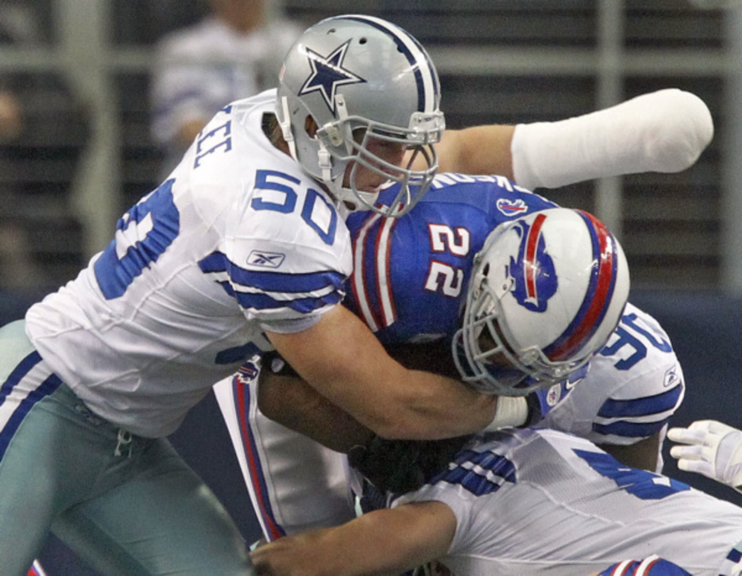 August 24th, 2019:.Dallas Cowboys linebacker Sean Lee (50) during an NFL  football game between the Houston Texans and Dallas Cowboys at AT&T Stadium  in Arlington, Texas. Manny Flores/CSM Stock Photo - Alamy