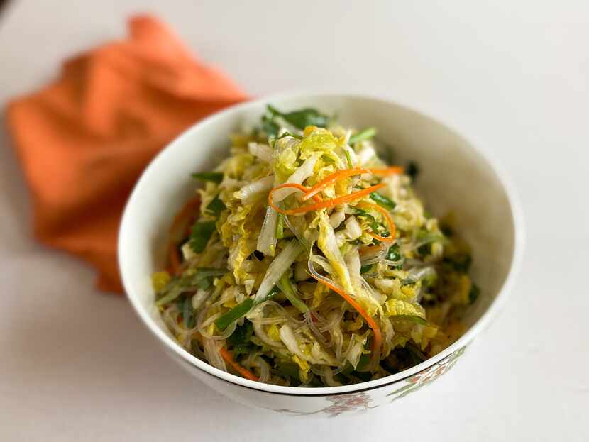 Napa Cabbage and Vermicelli Salad from The Vegan Chinese Kitchen, by Hannah Che (Clarkson...