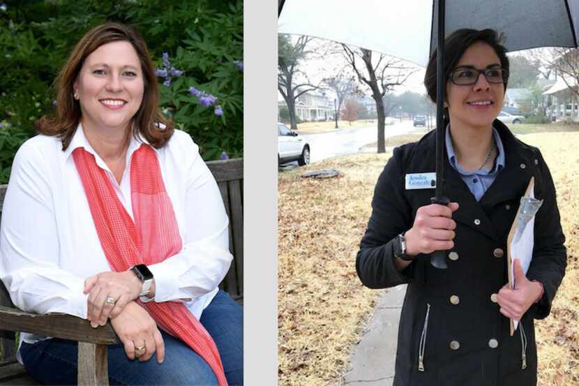 Julie Johnson (left) and Jessica González were elected to the state Legislature on Tuesday....