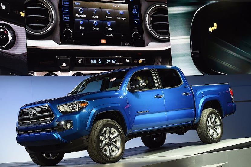 The Toyota Tacoma at the annual auto show in Detroit.