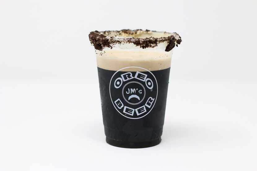 Oreo beer is one of the new foods at the State Fair of Texas 2017. //we have permission to...