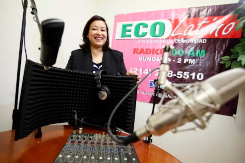 Marina Ruiz, anfitriona y directora de programación de Eco Latino, en Dallas