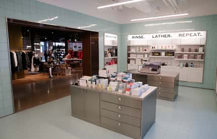 The Getchell's Apothecary area inside the Market by Macy's in Southlake Town Square is set...