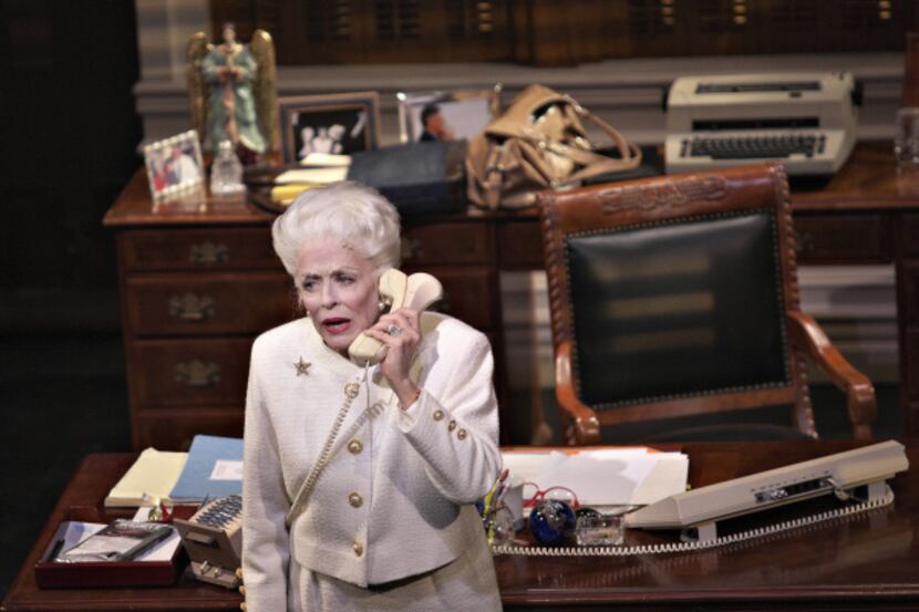 Holland Taylor, rehearsing for her one-woman play on Ann Richards, says the show will...