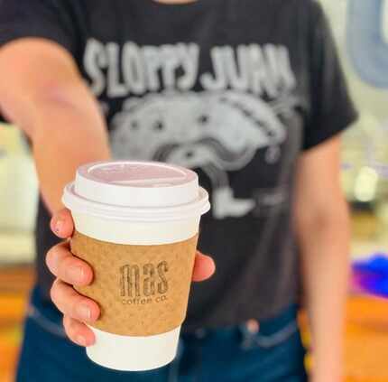 Five days a week, Mas Coffee Co. serves espressos and barbecue breakfast tacos in Grand...