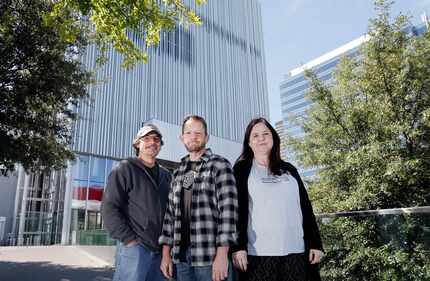 Kitchen Dog Theater's directors (from left) Chris Carlos, Tim Johnson and Tina Parker will...