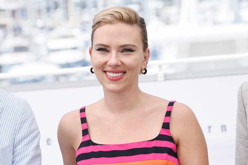 Scarlett Johansson, shown at a photo call for the film "Asteroid City" at last year's Cannes...