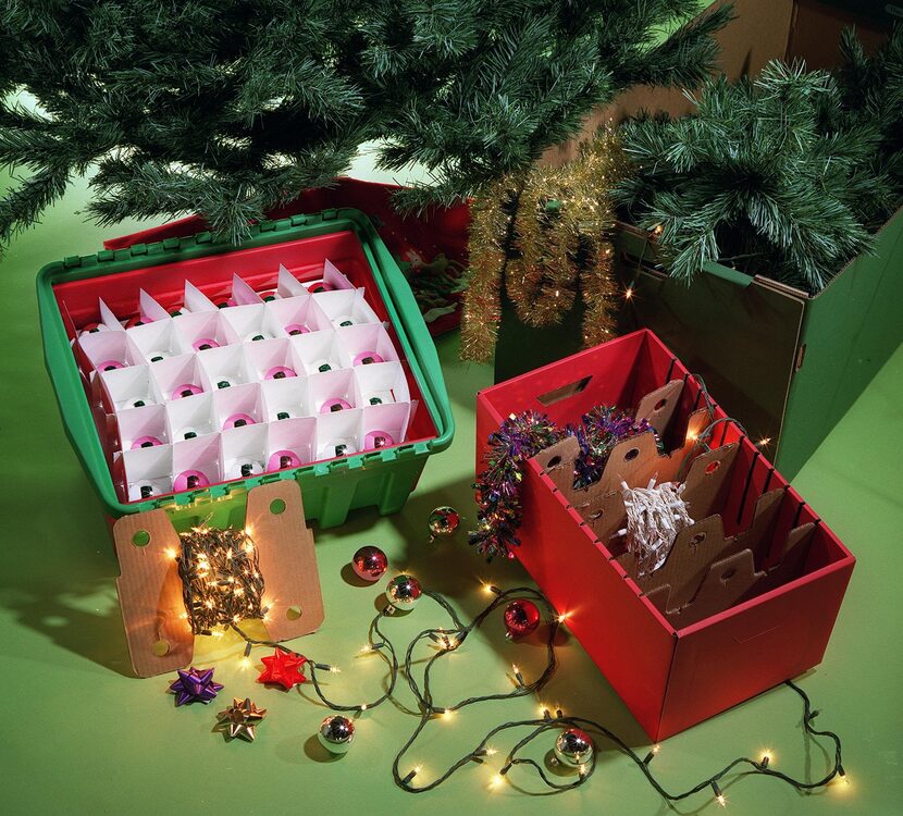 Holiday storage from The Container Store circa 1990s. 