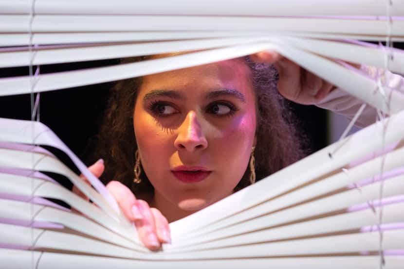 Alondra Estremera is Irene Cablan in Teatro Dallas' production of artistic director Gustavo...