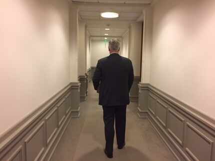 Dallas lawyer Steve Badger takes a lonely fight to the Texas Capitol for a roofers' bill. He...