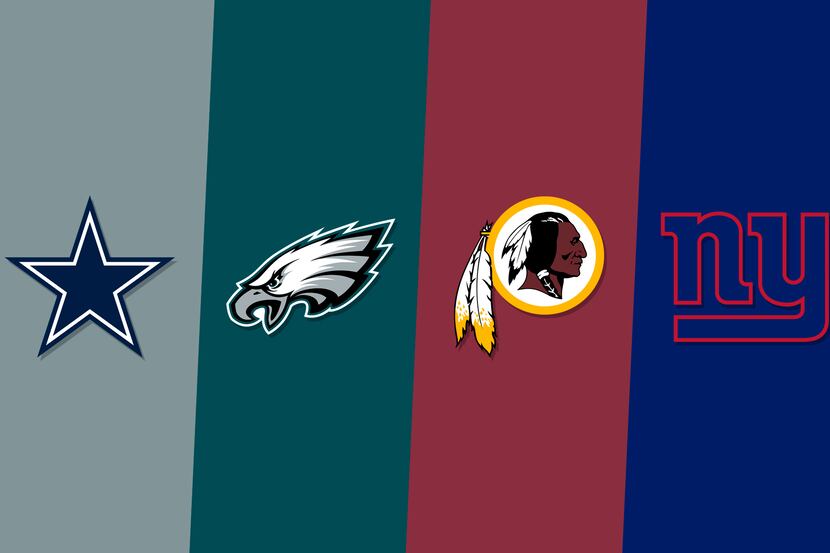 The NFC East teams ranked in order of how they finished after the 2018 regular season.