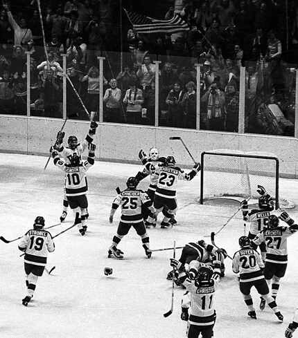 The U.S. hockey team upset the powerhouse Soviet Union 4-3 during 1980's "Miracle on Ice."...