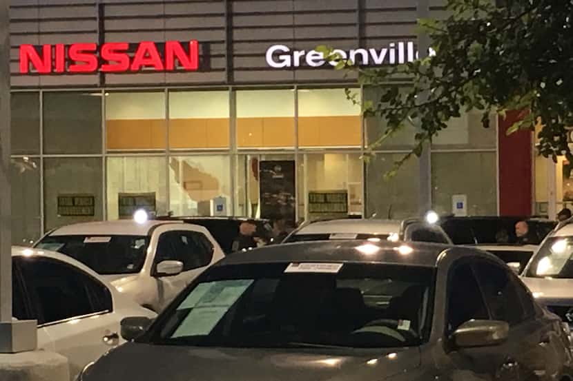 Three people were killed in a shooting Tuesday evening at a Greenville auto dealership.
