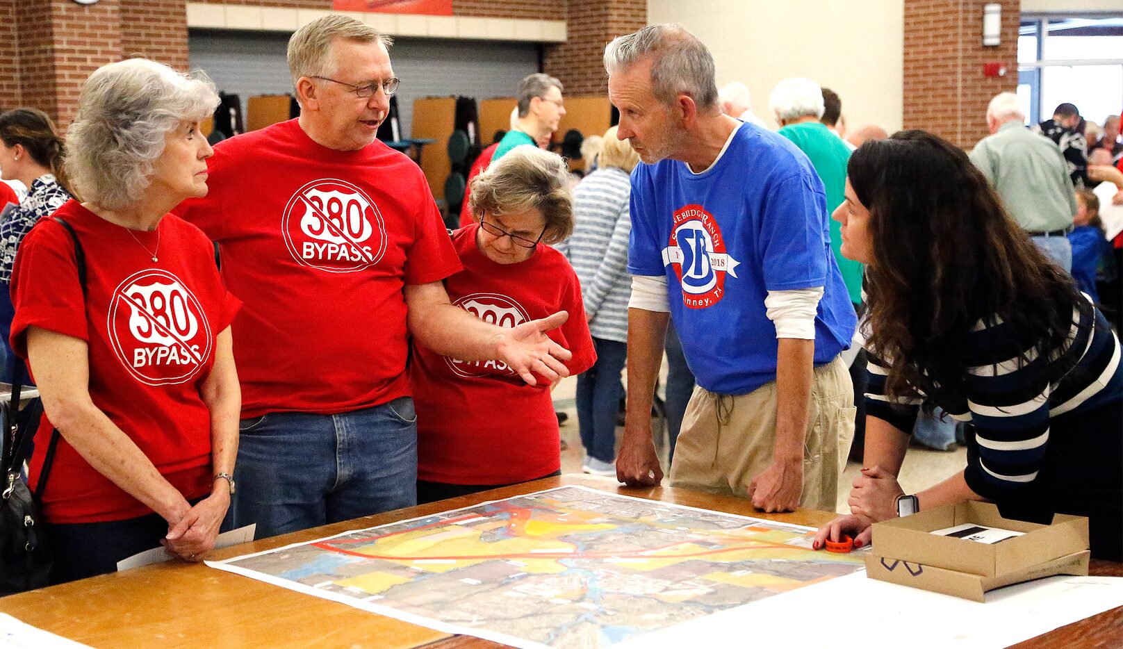 From left: Cindy Vogel of Walnut Grove, Gary Pierce of Walnut Grove and wife Melinda, Ron...