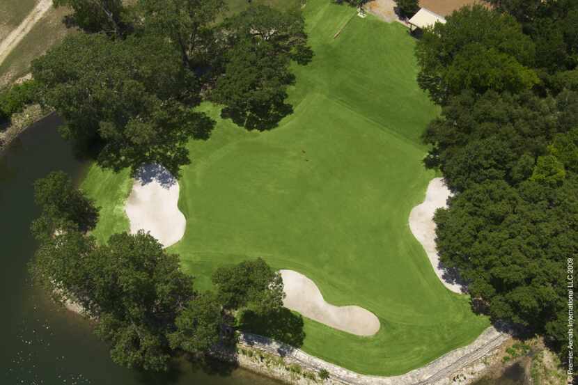 No. 9 at Starr Hollow Golf Club in Tolar, Texas, is shaped like Texas.