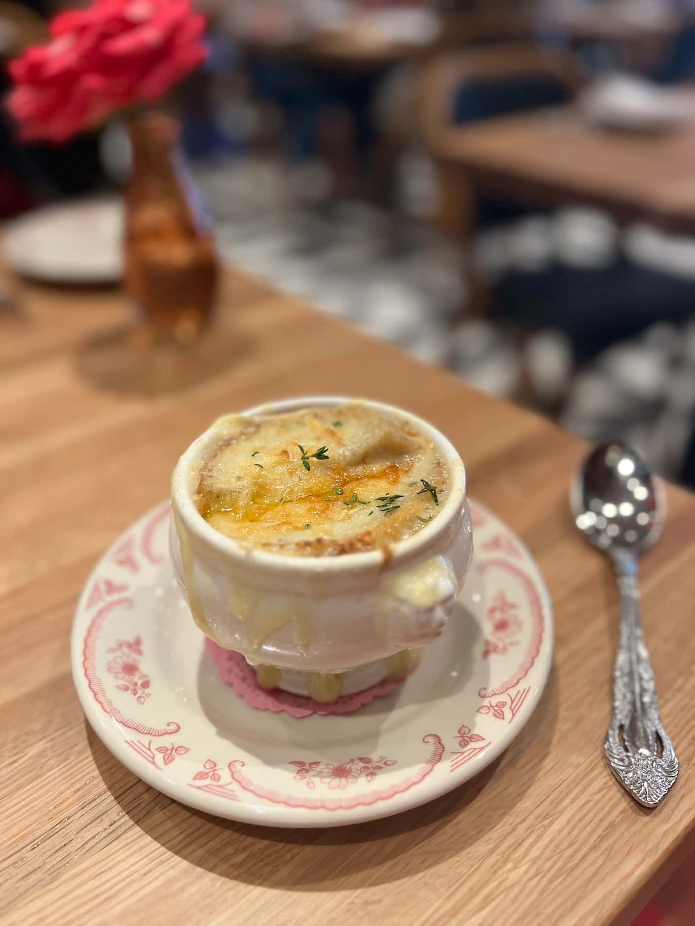 French onion soup feels like the right thing to order at new Fort Worth French restaurant Le...
