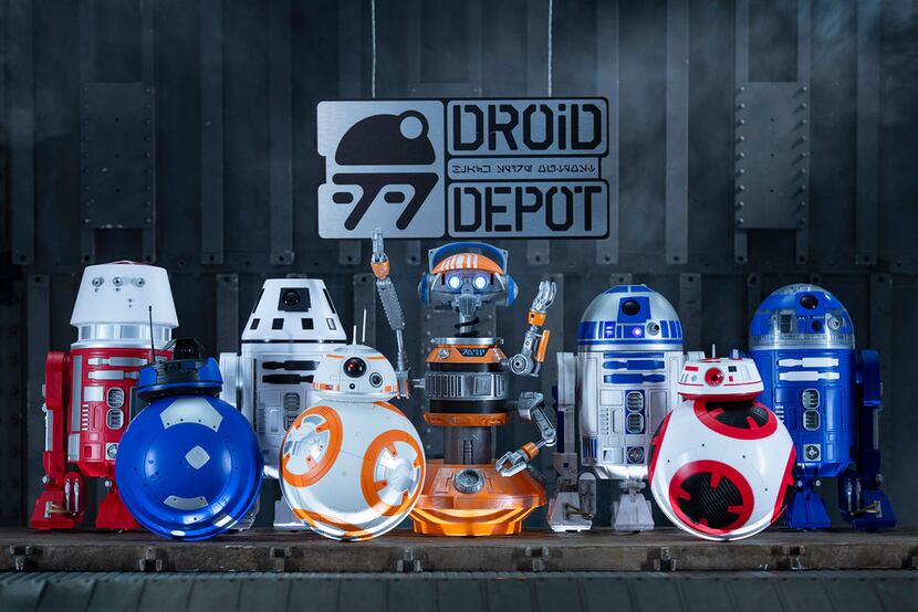 Perhaps the priciest souvenir in the new land is a life-size automated R2-D2 for $25,000....