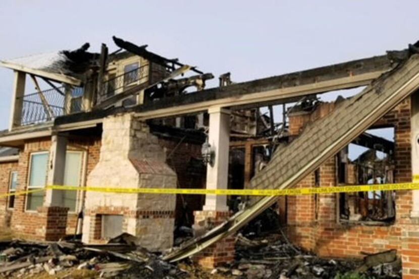 Dallas police Officer Gerardo Guardiola's home in Forney was destroyed on Christmas Eve...