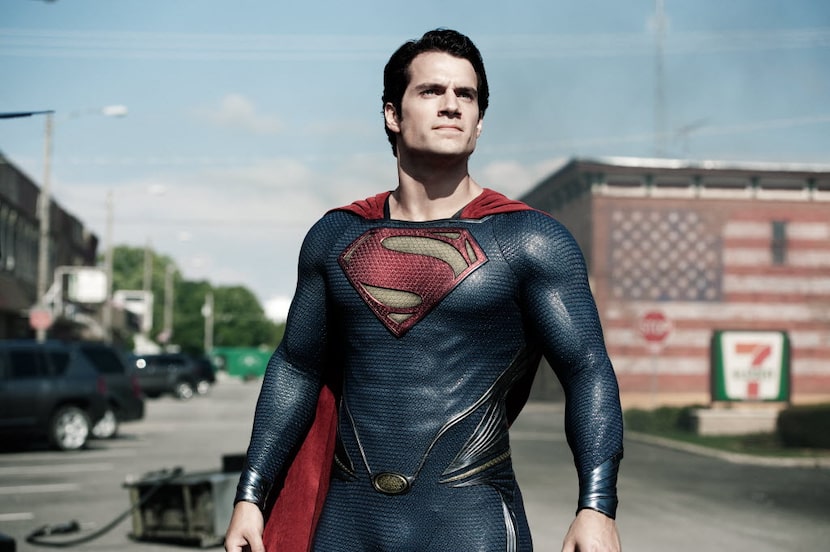 Henry Cavill as Superman in Man of Steel.