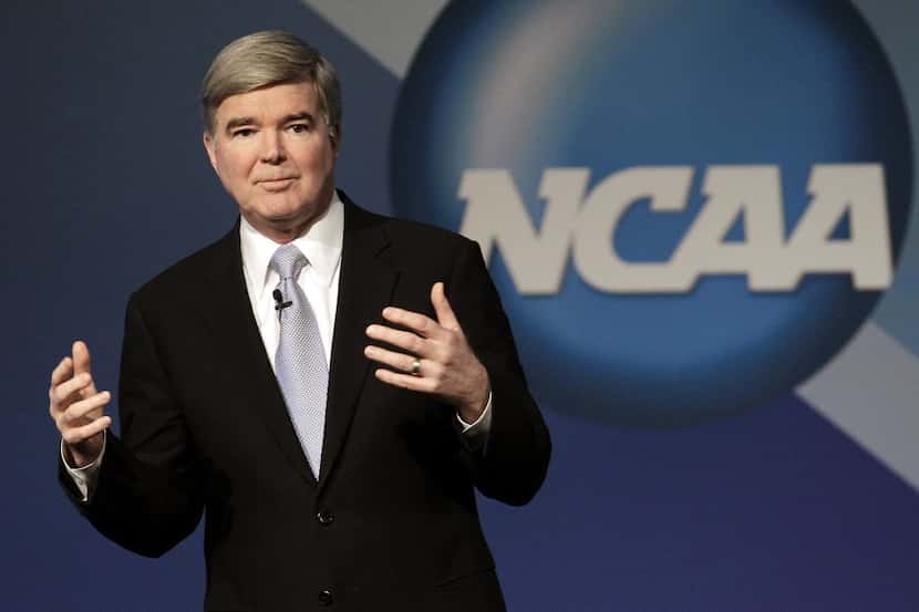In this Jan. 12, 2012, file photo, NCAA President Mark Emmert delivers his State of the...