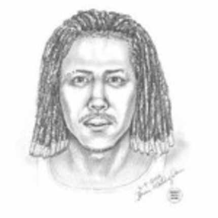  Sketch of suspect in fatal shooting Sunday in Arlington park.