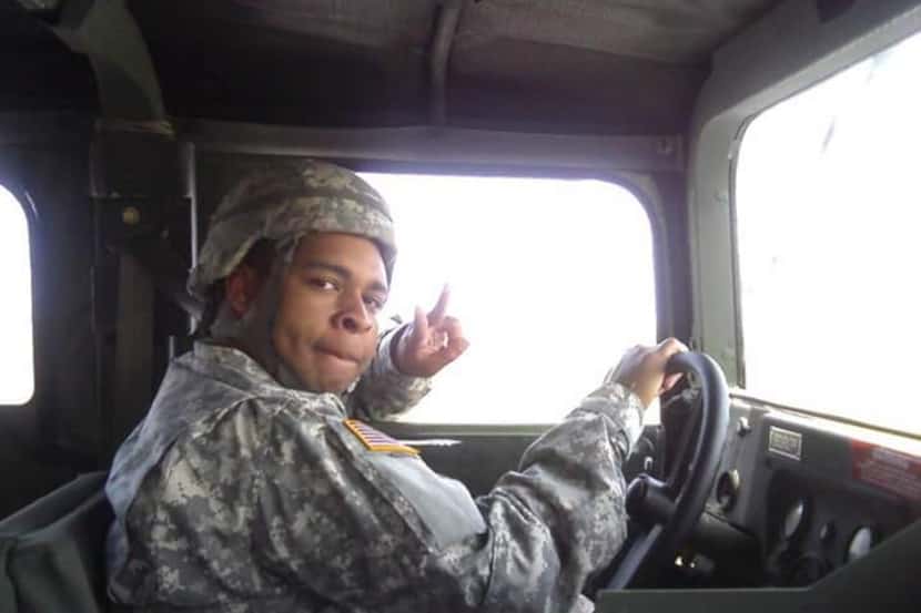 Anthony Redmon, who served with Micah Johnson in the Army posted this photo on Facebook and...