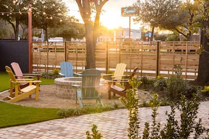 The front patio at Birdie's Eastside in East Dallas is kid-, adult- and dog-friendly. Owner...