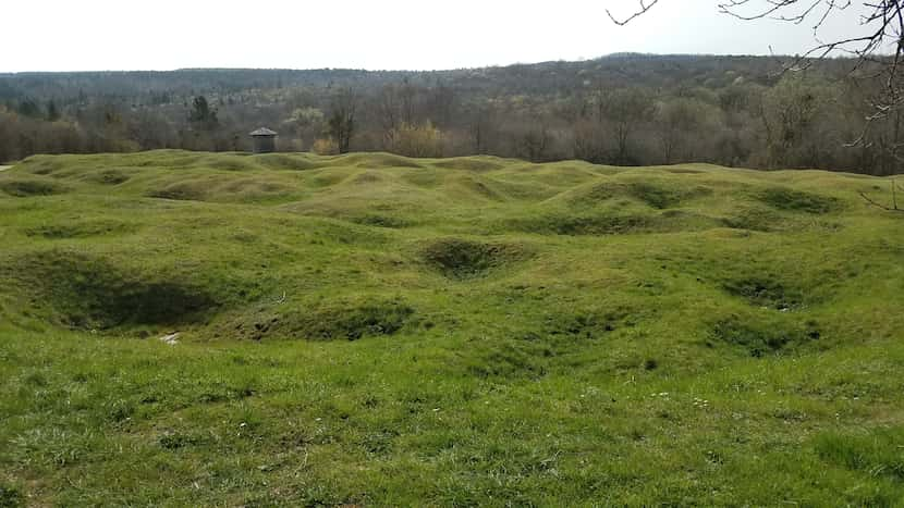 The ground still bears the scars of the tens of millions of artillery shells fired during...