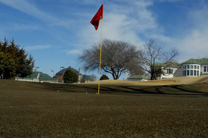 A view from the front of the green at Thorntree Country Club in DeSoto is pictured in this...