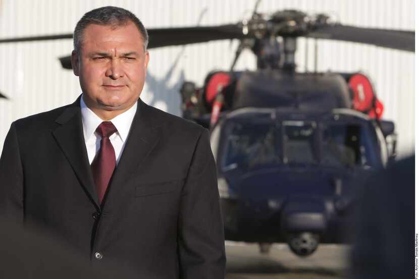 El exsecretario de Seguridad Pública de México, Genaro García Luna, se declara inocente de...