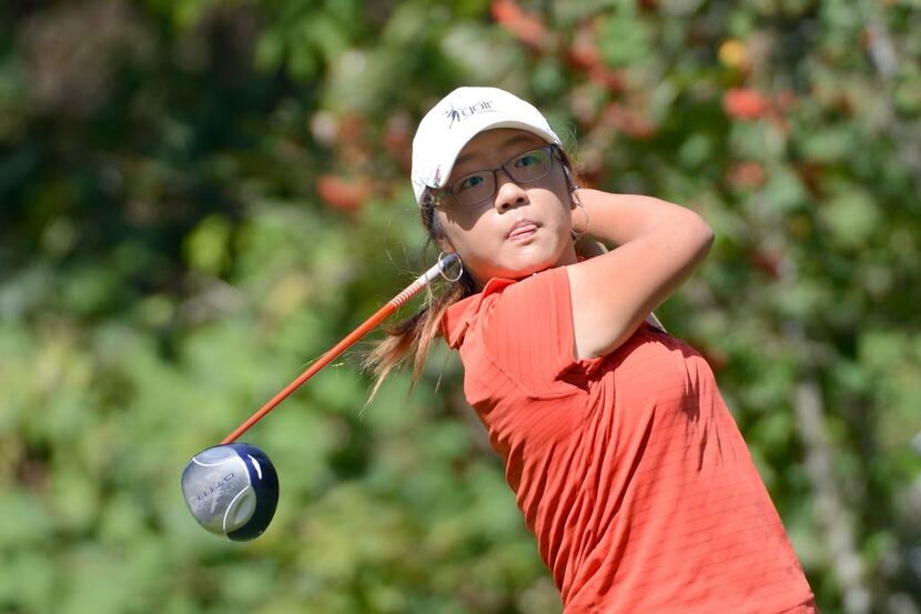 COQUITLAM, BC - AUGUST 26: Amateur Lydia Ko of New Zealand hits a tee shot on the eighth...