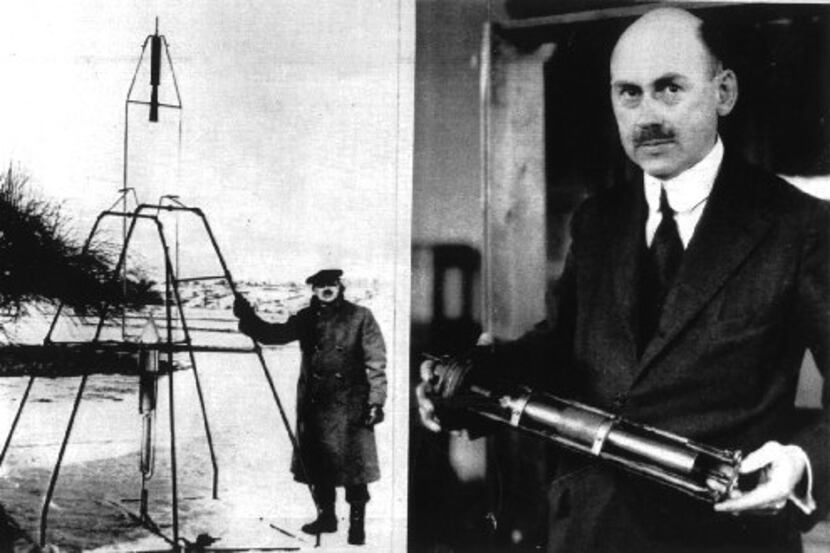 Robert H. Goddard's first rocket soared for about 2 1/2 seconds, flew as fast as 60 mph and...
