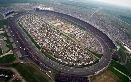 Texas Motor Speedway can hold 181,655 people in the infield and seats. 