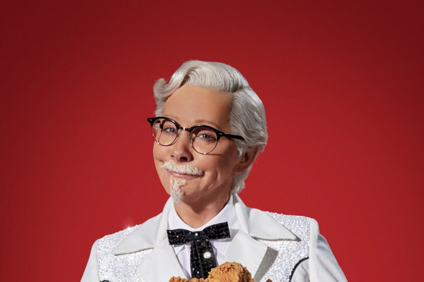 This photo provided by KFC shows singer Reba McEntire as KFC's Colonel Sanders. A rotating...