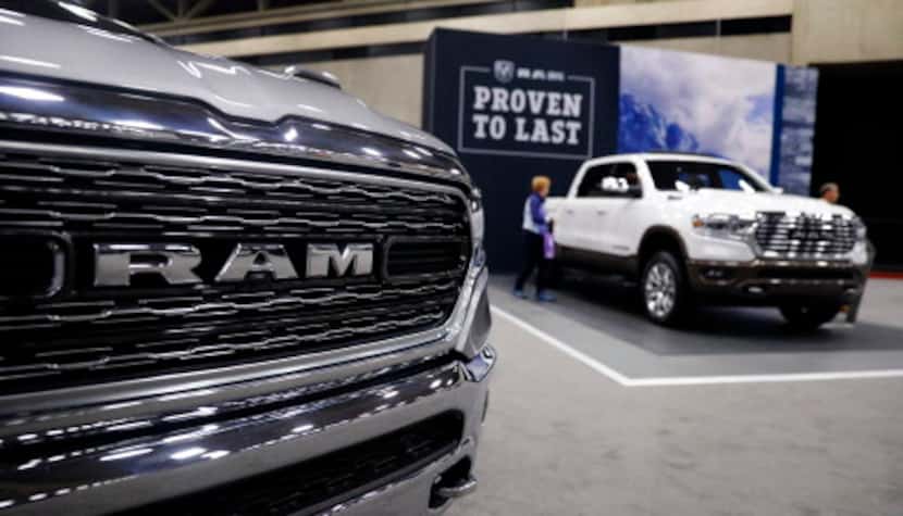La camioneta Dodge Ram es una de las “trocas” más llamativas del DFW Auto Show