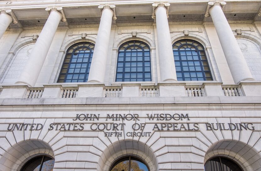 The 5th U.S. Circuit Court of Appeals courthouse in New Orleans.